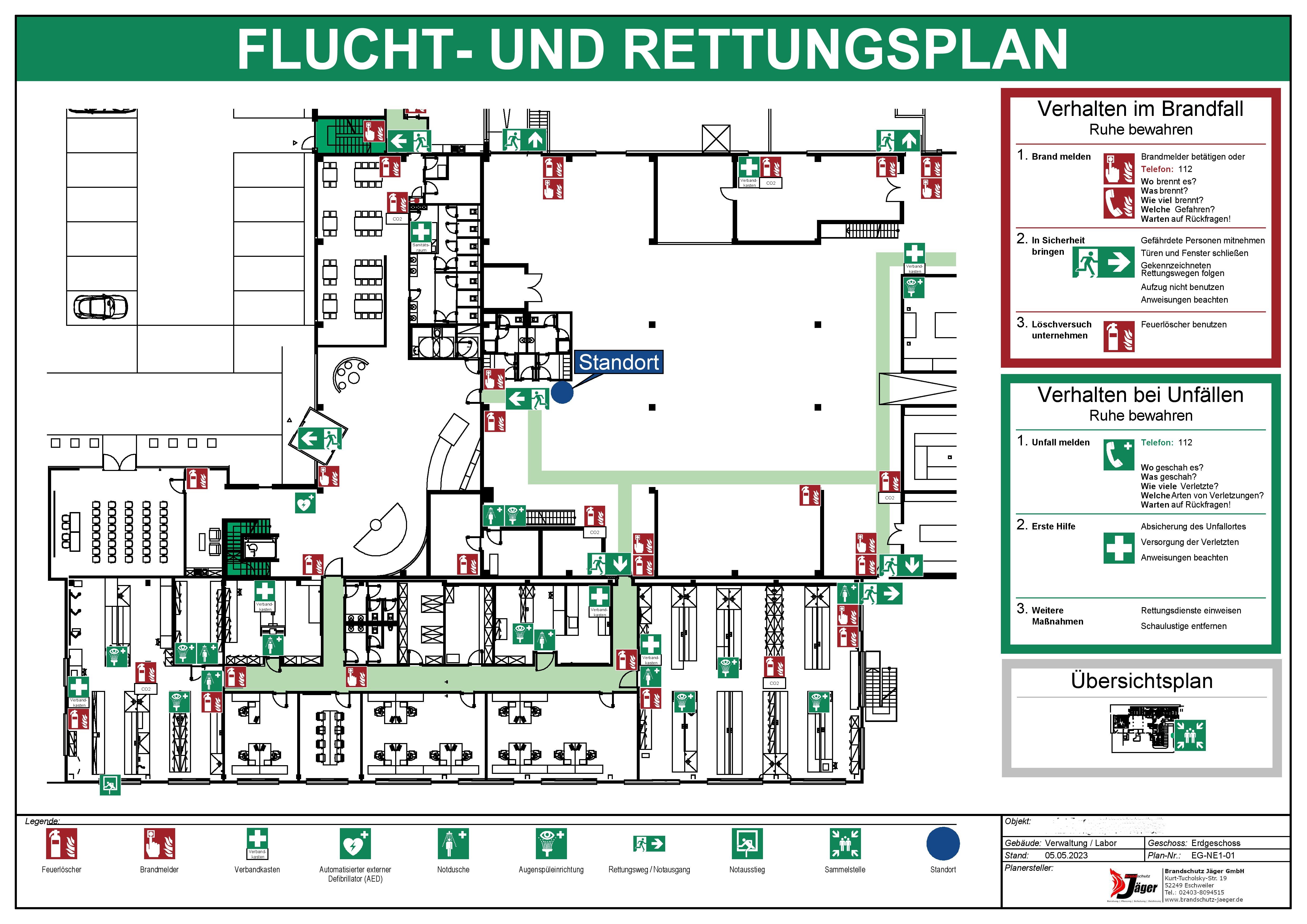 Flucht- und Rettungsplan