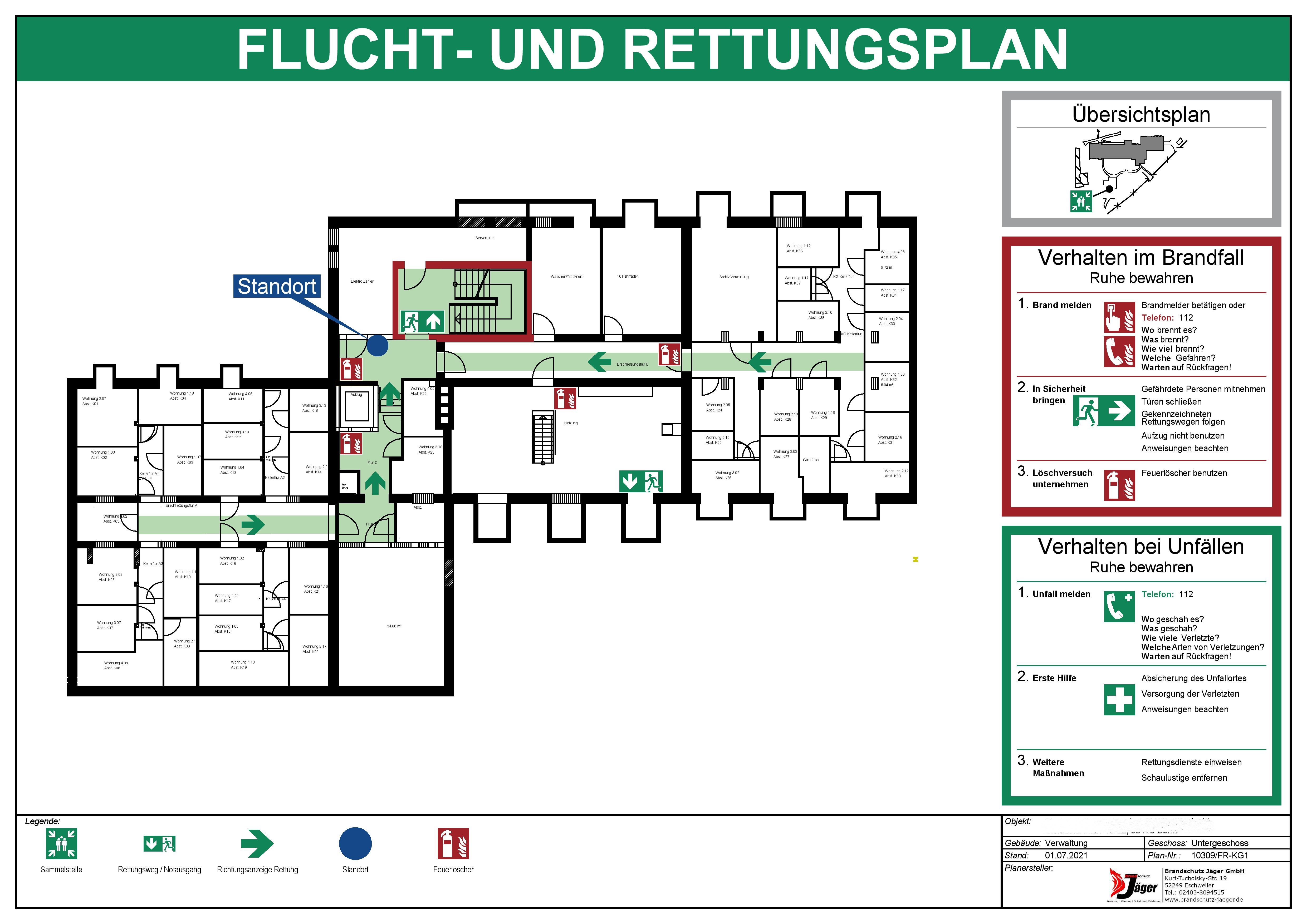 Flucht- und Rettungsplan