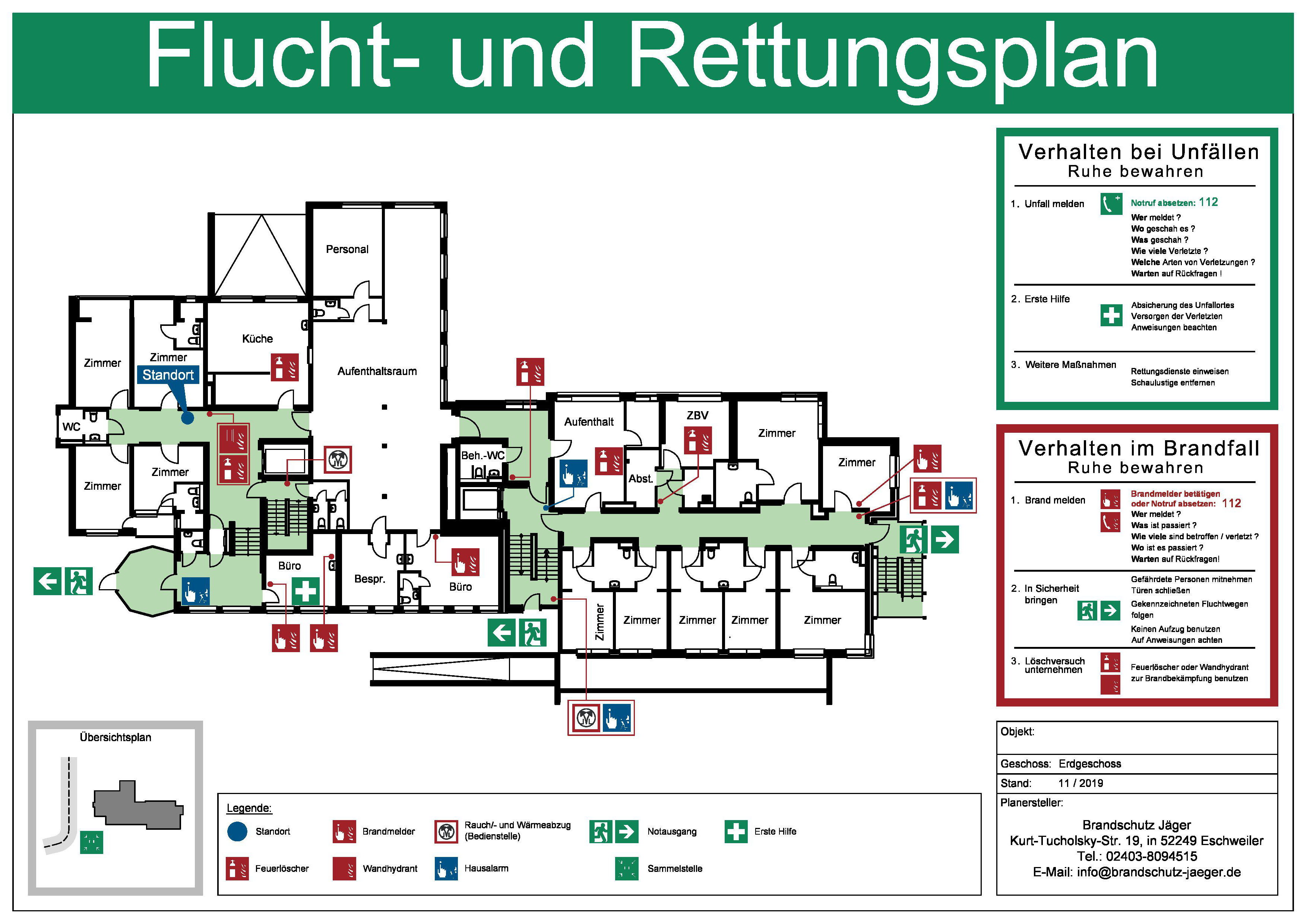 Flucht- und Rettungsplan