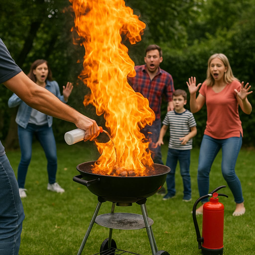 Grillunfälle vermeiden