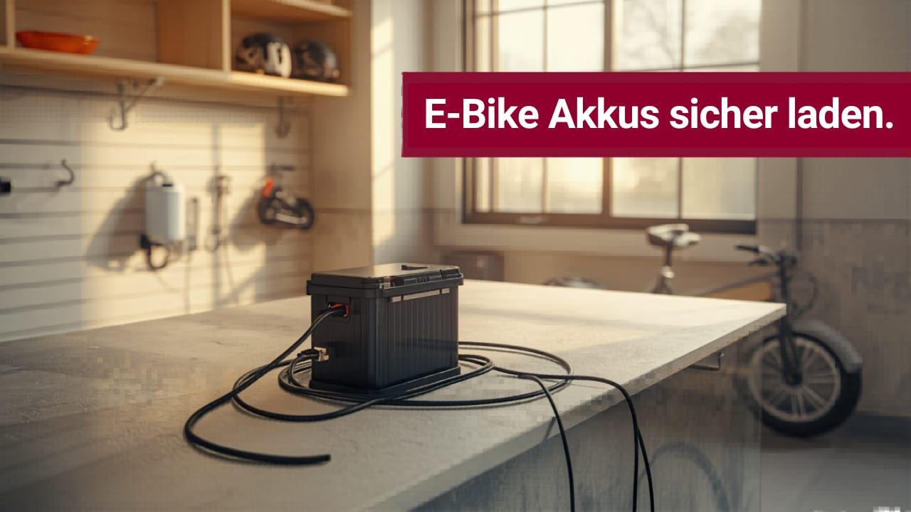 E-Bike- & E-Scooter-Akkus sicher laden und lagern