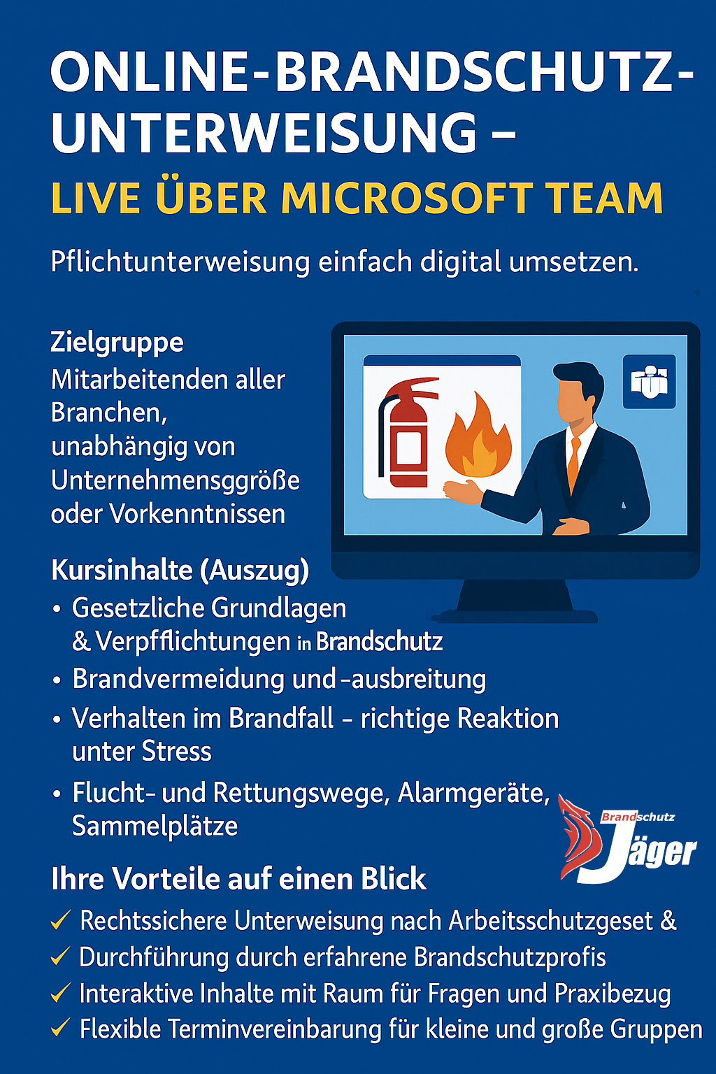 Online Brandschutzunterweisung